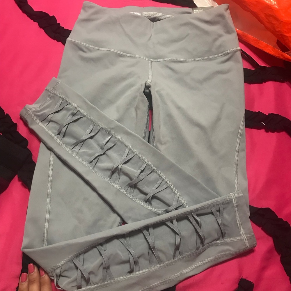 Brand new light gray VS leggings